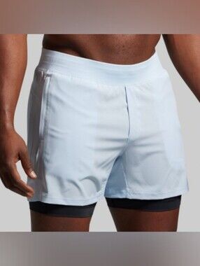 NWT Born Primitive light blue shorts, 2XL